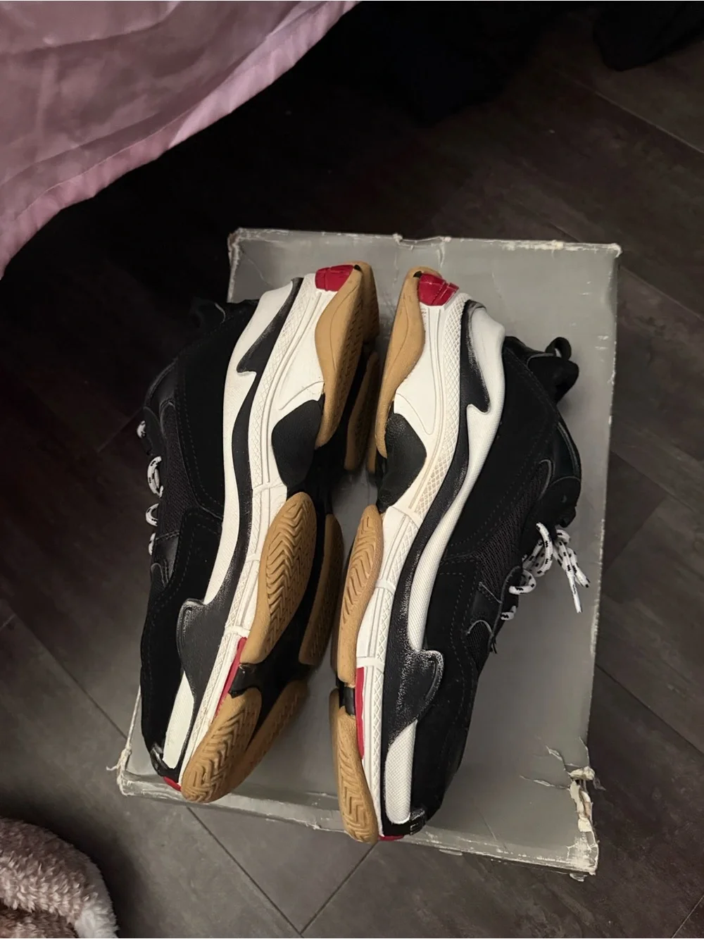 Tripe s size 44 worn fairly